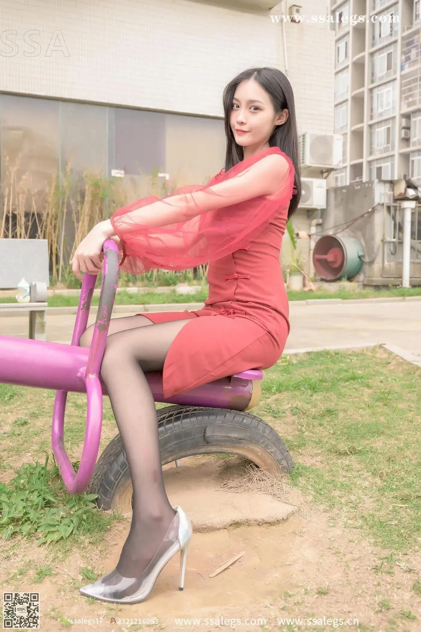 [SSA丝社]超清写真 NO.354 君君天气好和她逛公园吧 [87P]插图3